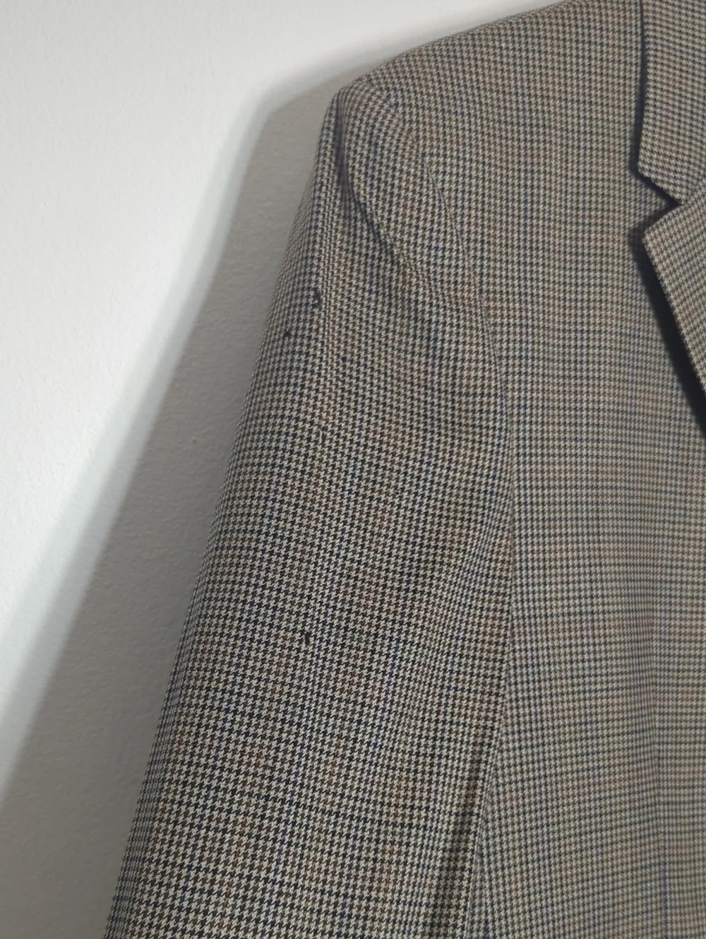 Mens Blazer Lot 100% Wool for Crafters Sewing Upcycling Tweed Houndstooth Autumn